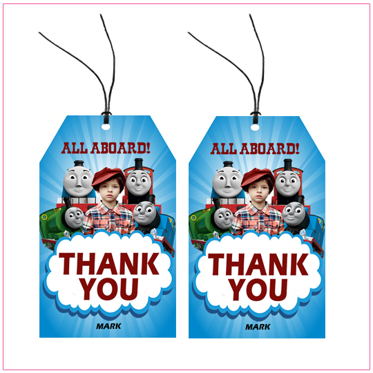 Thomas and Friends Thank You Tags